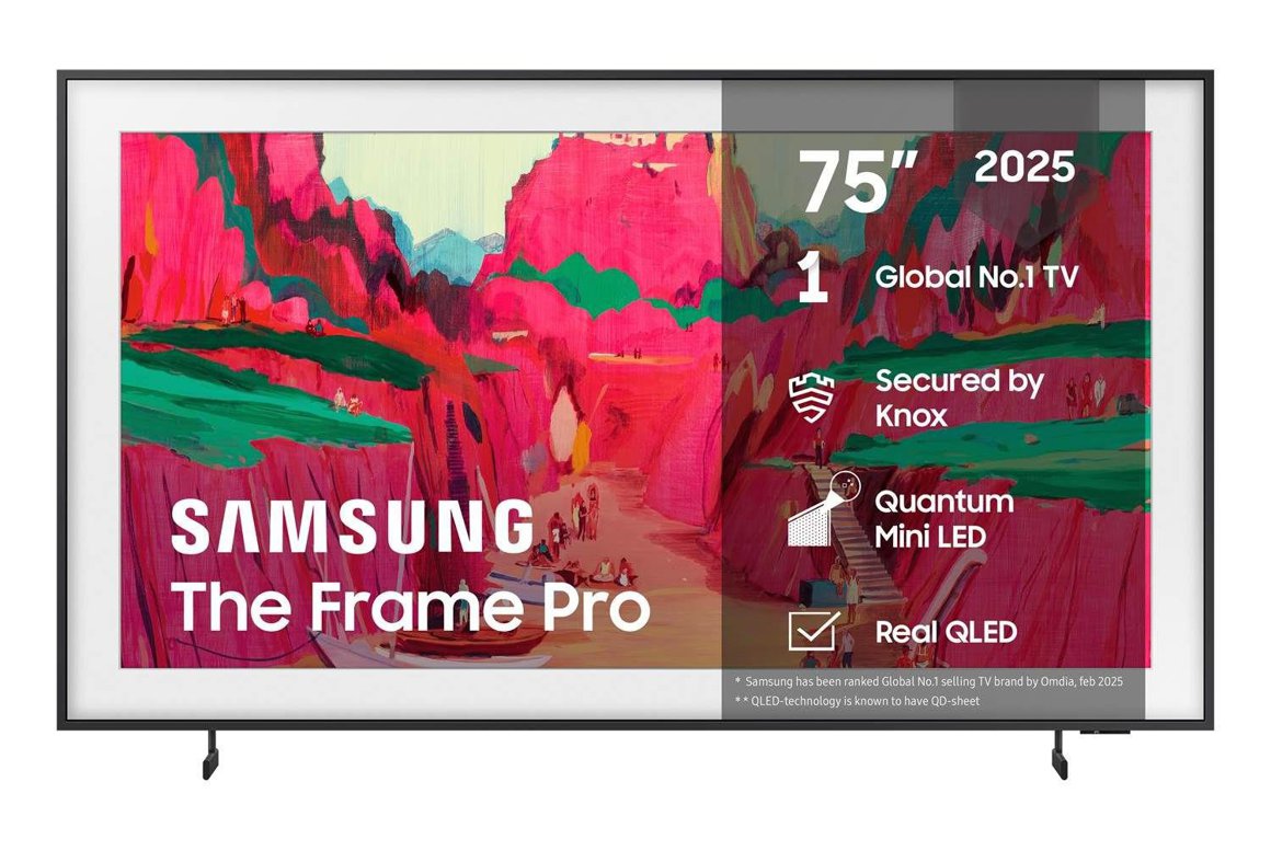 Image of Samsung 75" The Frame Pro Neo QLED UHD 4K Sjónvarp (2025)
