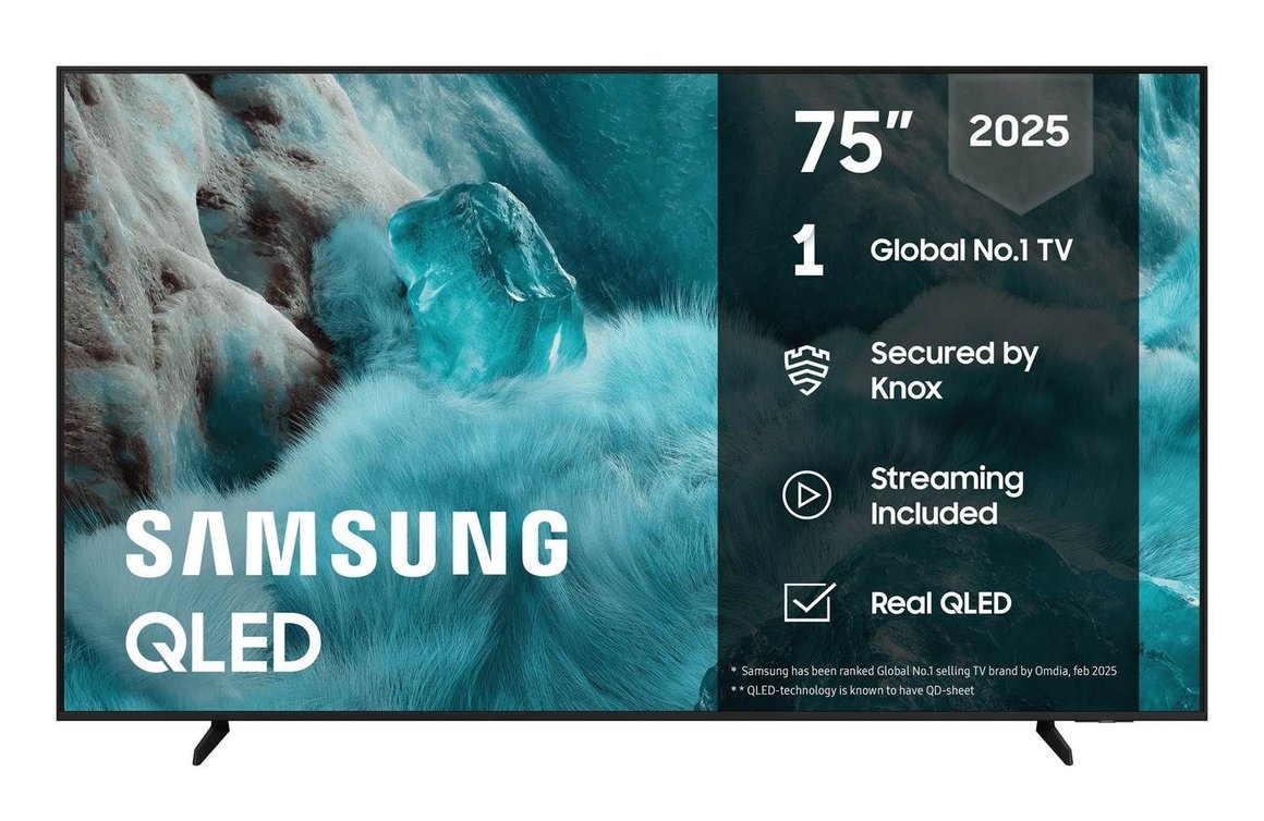 Samsung 75" QLED UHD 4K Sjónvarp (2025)