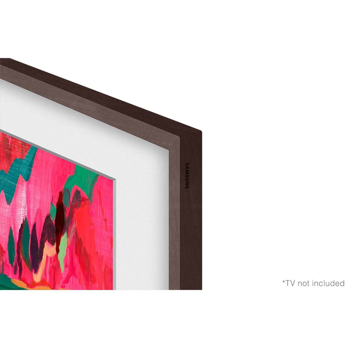 Image of Samsung 50" The Frame rammi  - Brúnn  (2025)