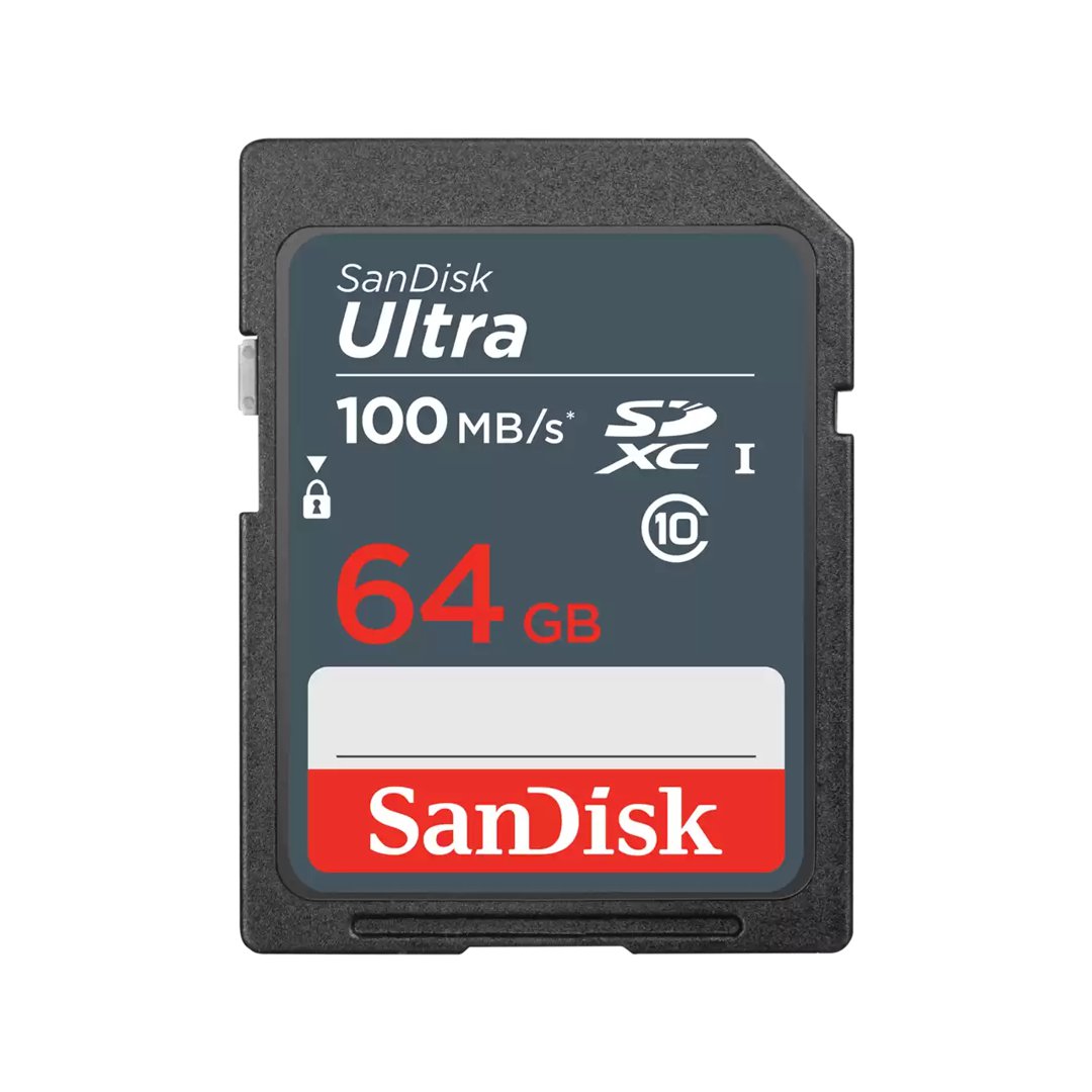 Sandisk 64GB Ultra SD 100MB/s Class10 minniskort