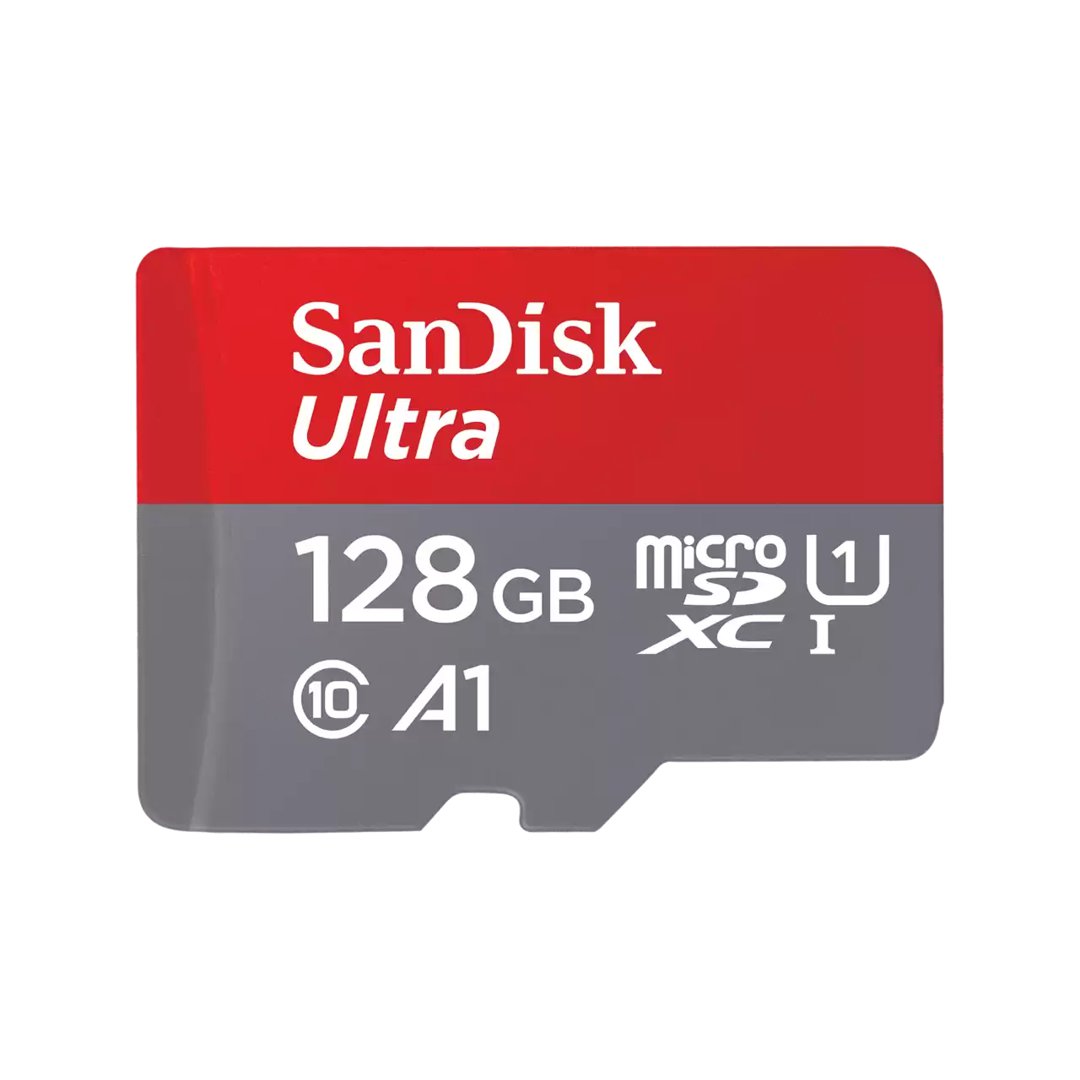 Sandisk 128GB Ultra Android 140MB/s microSD m. SD Adapter