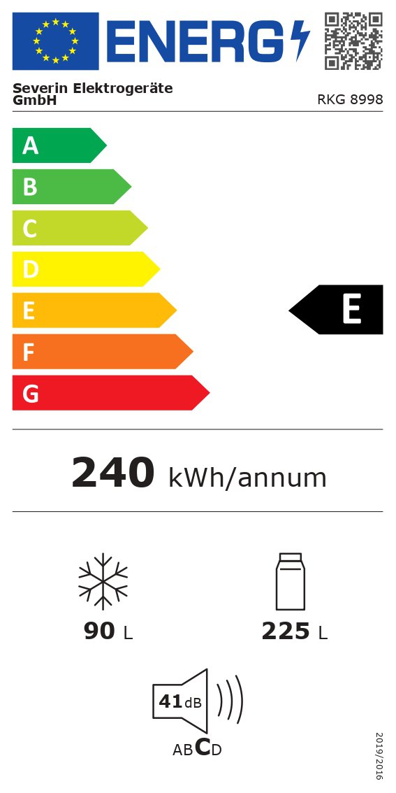 Product's Energy label
