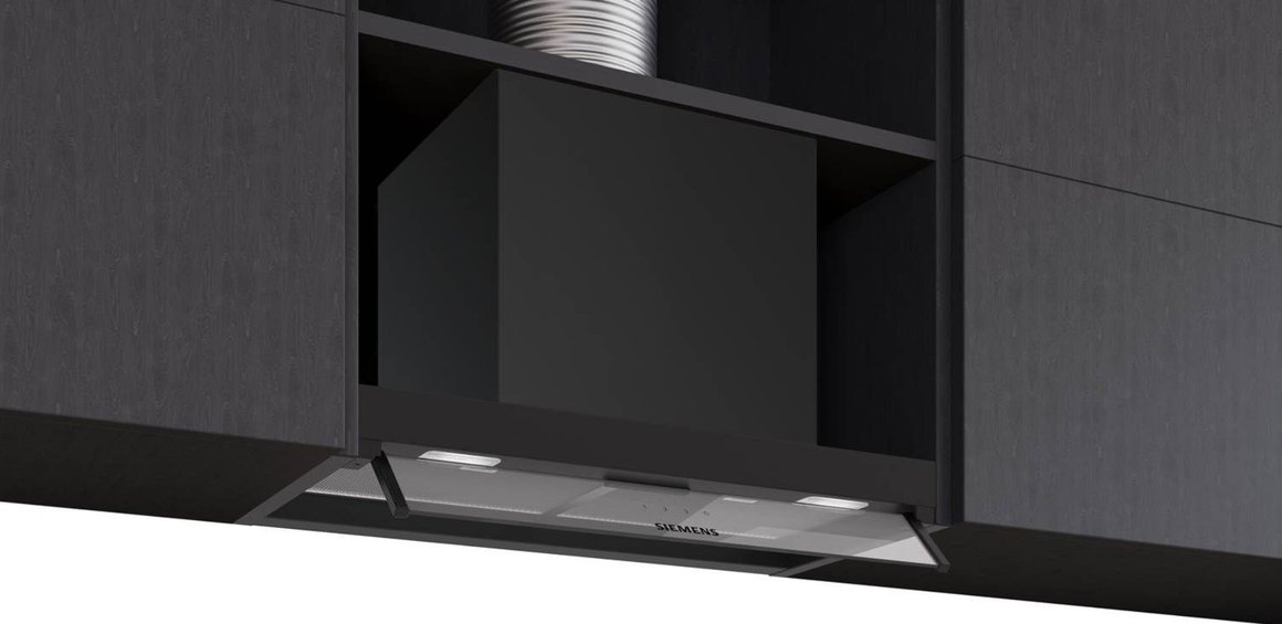 Siemens Gufugleypir 60cm innbyggður svartur iQ300