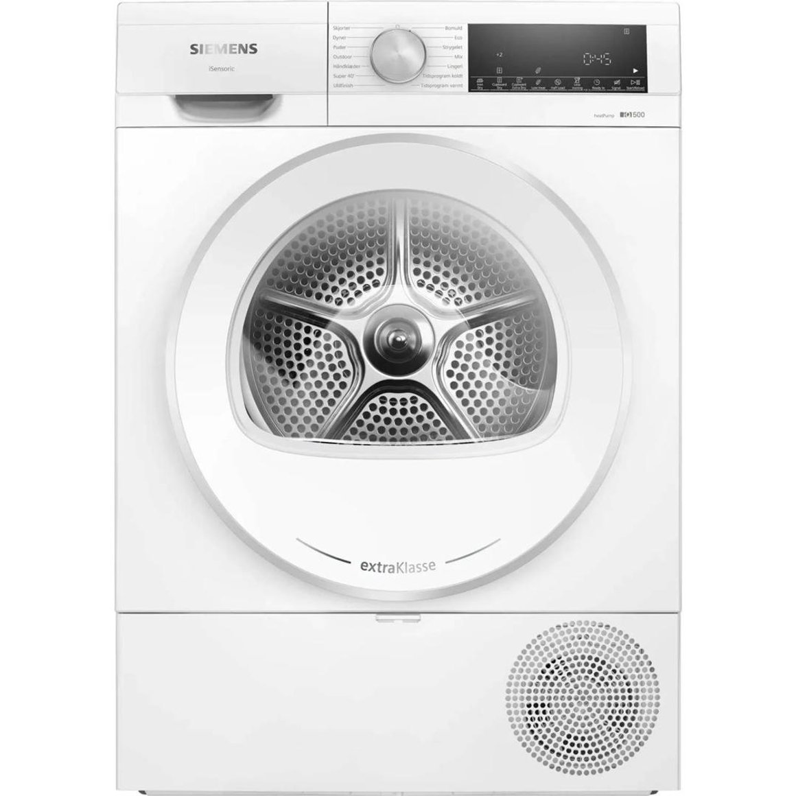 Siemens extraKlasse Þurrkari með varmadælu 9kg iQ500 extraKlasse