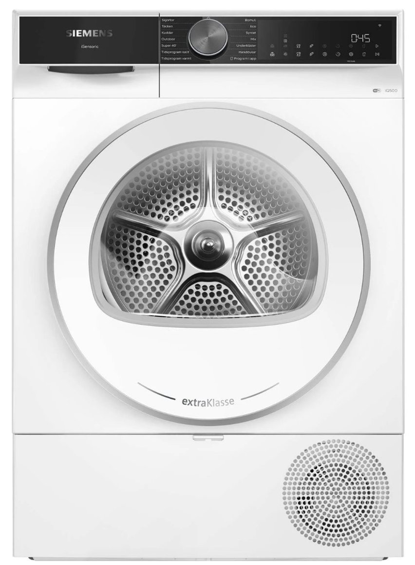 Image of Siemens extraKlasse Þurrkari með varmadælu 9kg iQ500 extraKlasse