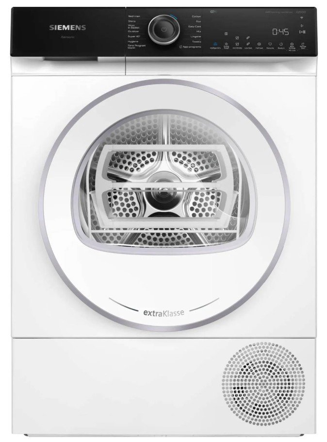 Image of Siemens extraKlasse Þurrkari með varmadælu 9kg iQ500 extraKlasse