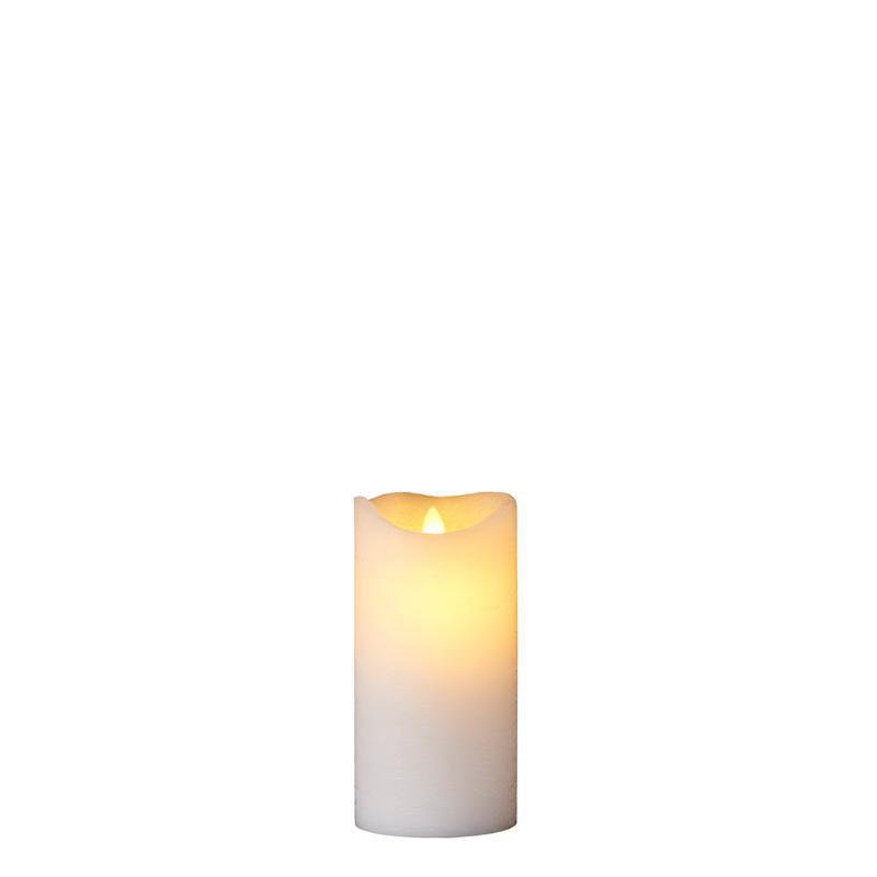 Sirius Sara hleðslukerti 15cm - hvítt