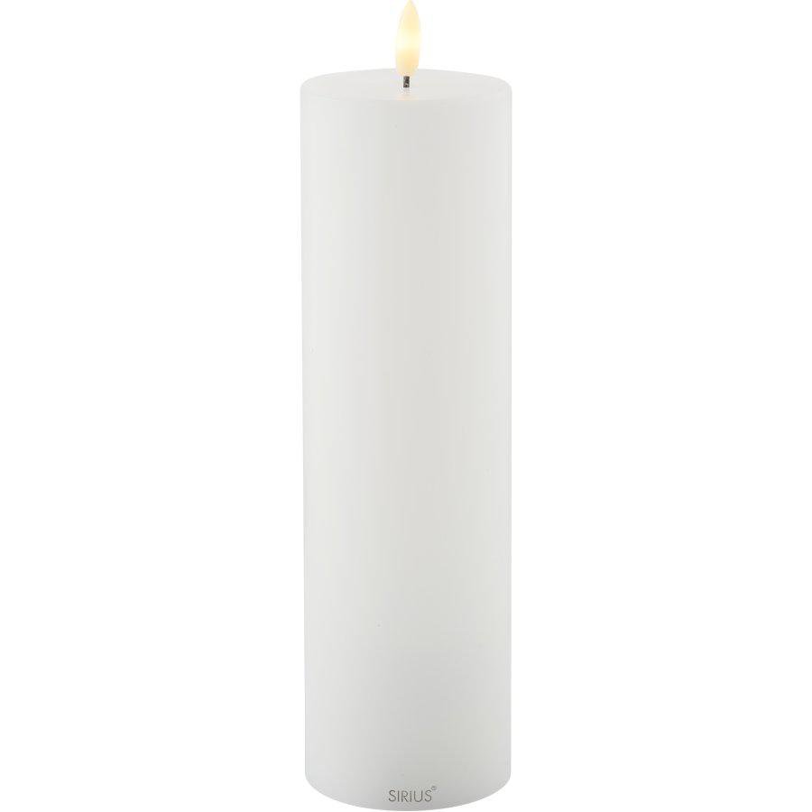 Sirius Sille hleðslukerti 25cm Hvítt