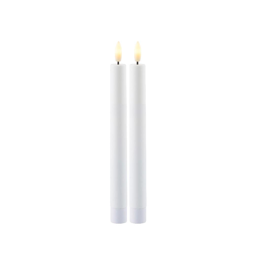 Sirius Sille kerti 2stk 20cm Hvít