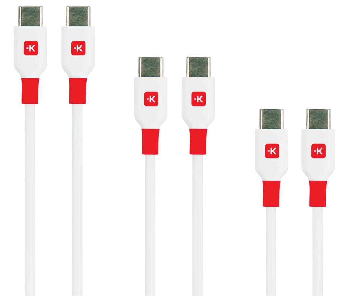 Skross USB-C Kaplar 3 lengdir í pakka