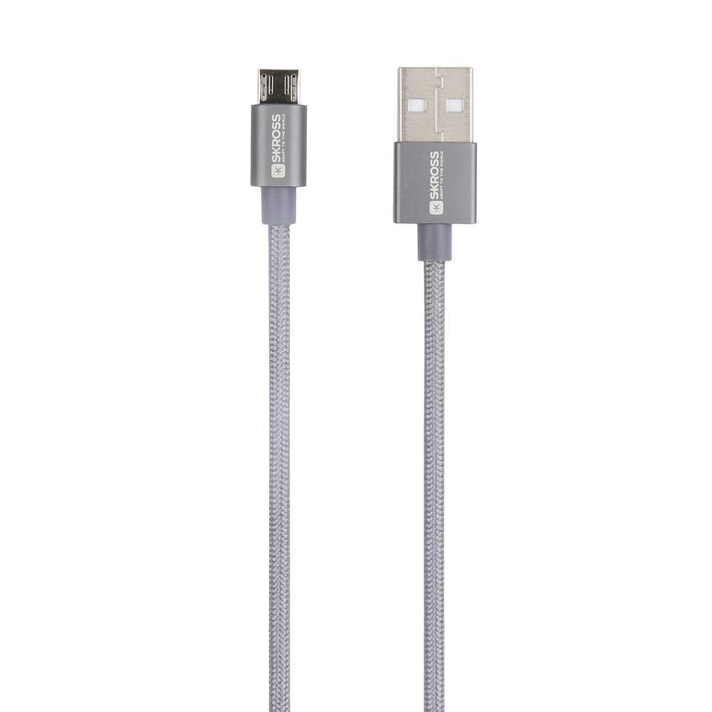 Skross Micro USB Kapall 1,2M Steel Line