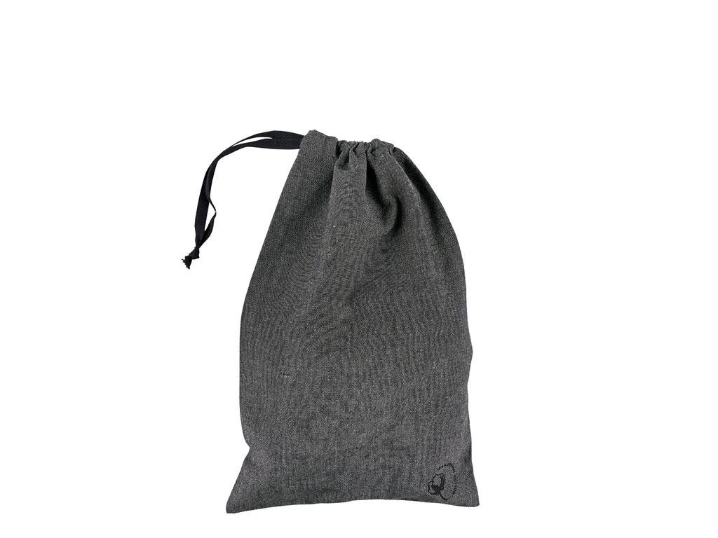 Södahl Brauðpoki 28x44 Chambray Org Black