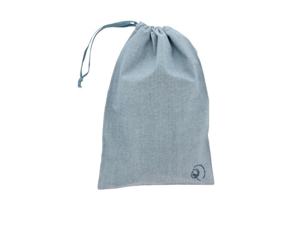 Södahl Brauðpoki 28x44 Chambray Org china blue