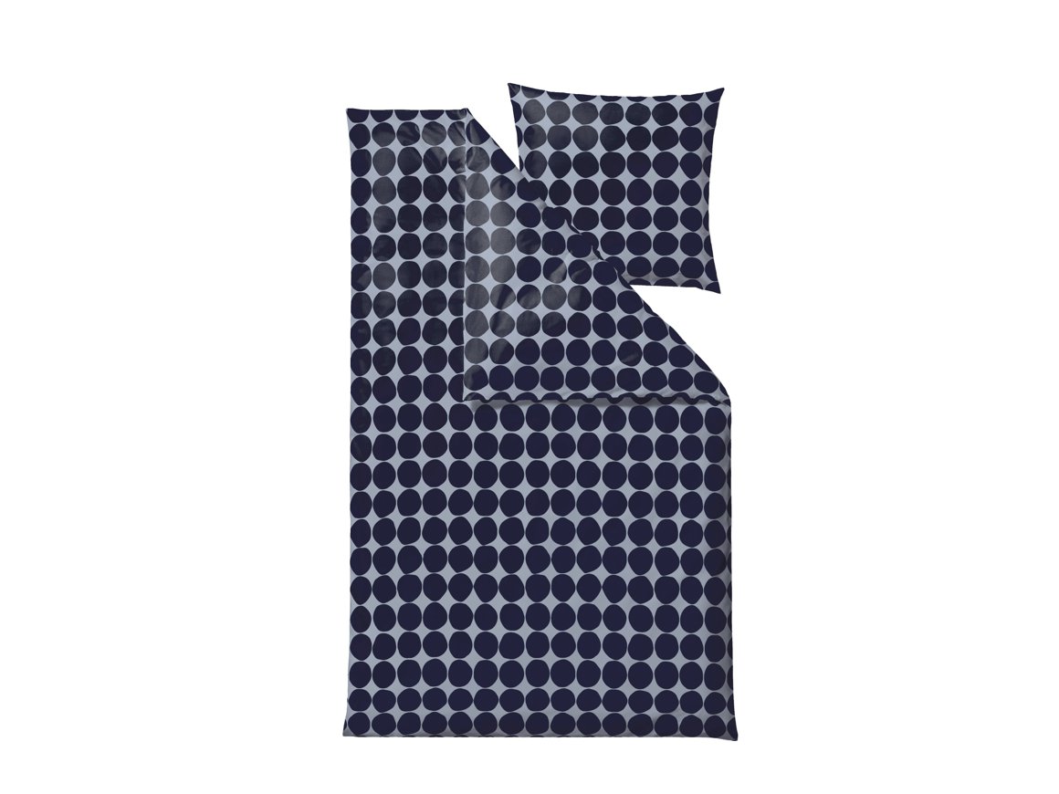Image of Södahl Rúmföt 140x200 Bubbles Linen blue
