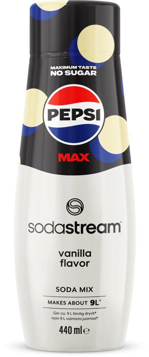 Image of Sodastream PEPSI Max Vanilla bragðefni