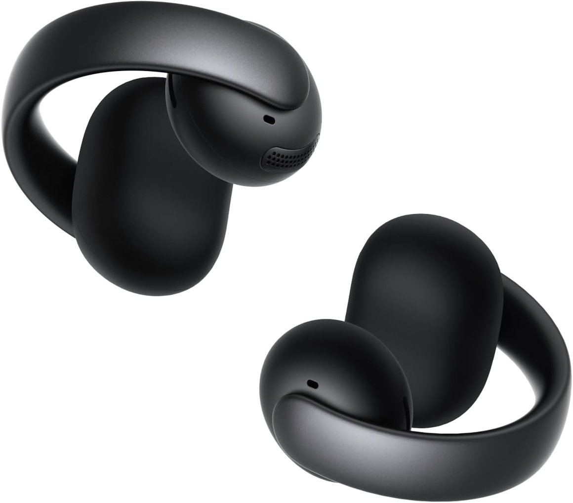 Soundcore AeroClip þráðlausir opnir tappar svartir