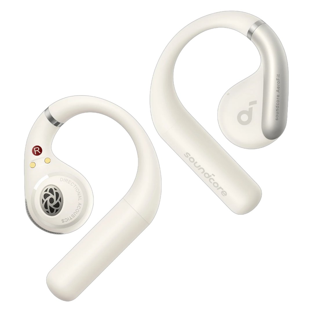 Image of Soundcore AeroFit þráðlausir opnir tappar hvítir