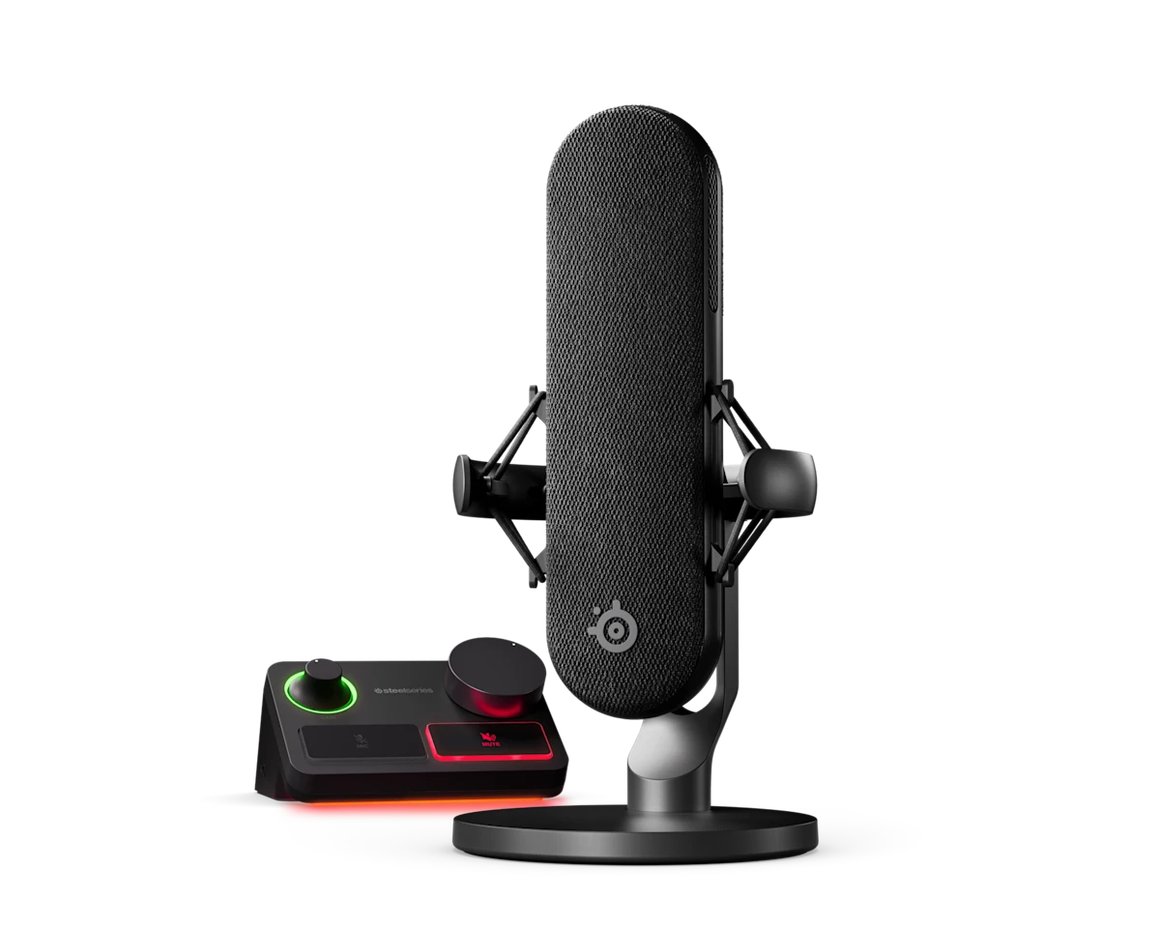 Image of SteelSeries Alias Pro hljóðnemi með mixer