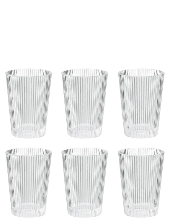 Stelton Pilastro glas 0.24ltr 6stk glær