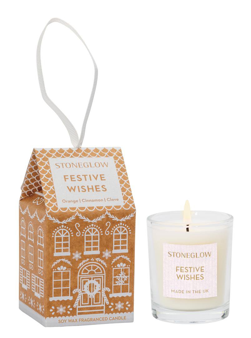 Stoneglow Ilmkerti Festive Wishes 15h - Orange, cinnamon & clove