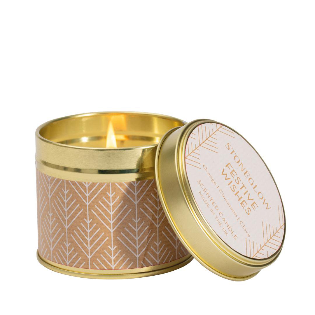 Stoneglow Ilmkerti Festive Wishes 25h - Orange, cinnam&clove