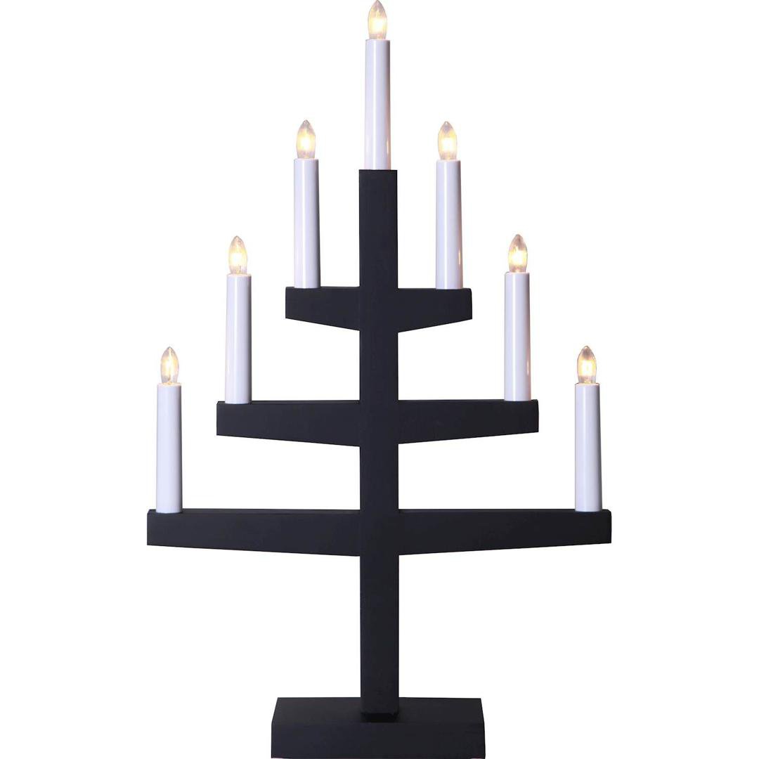 Image of Star Trading Aðventuljós Trapp svart