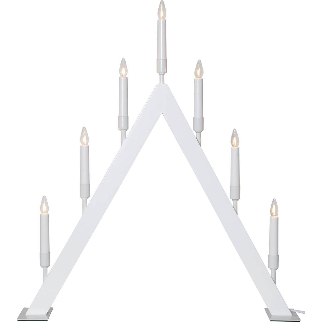 Image of Star Trading Aðventuljós Vind 7 ljós hvítt