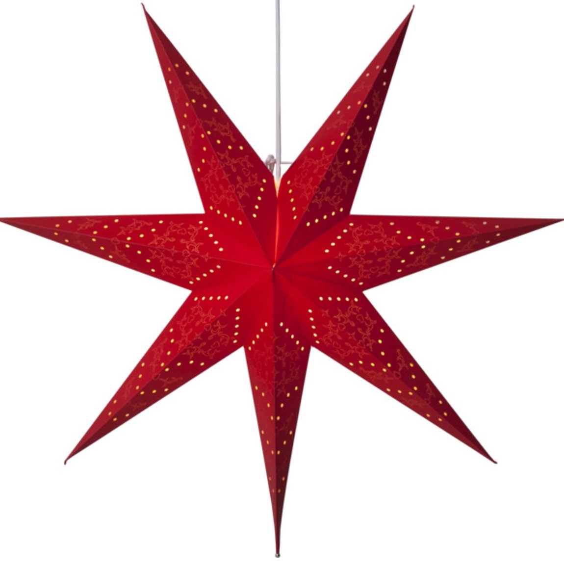 Star Trading Jólastjarna Sensy 70cm rauð