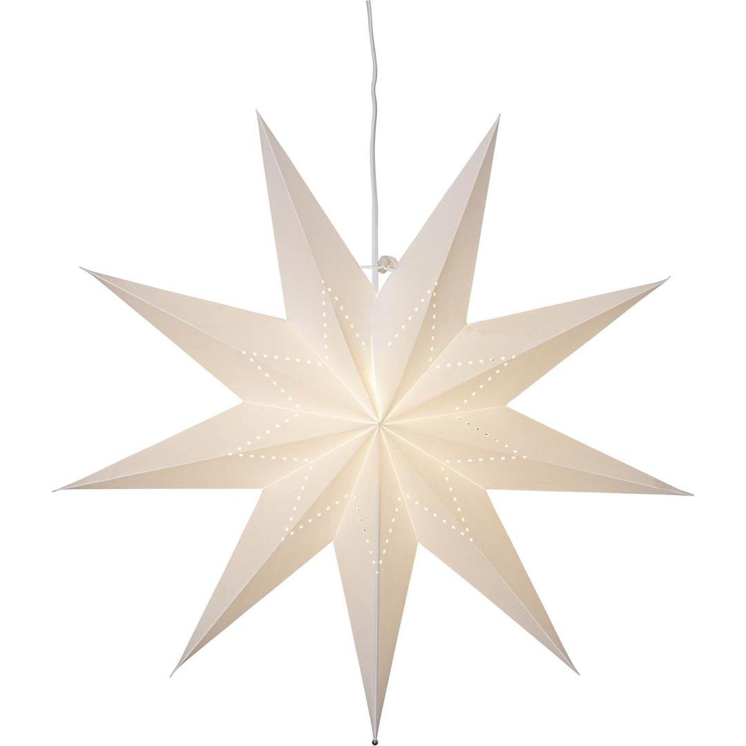 Star Trading Jólastjarna Lysa 60cm hvít