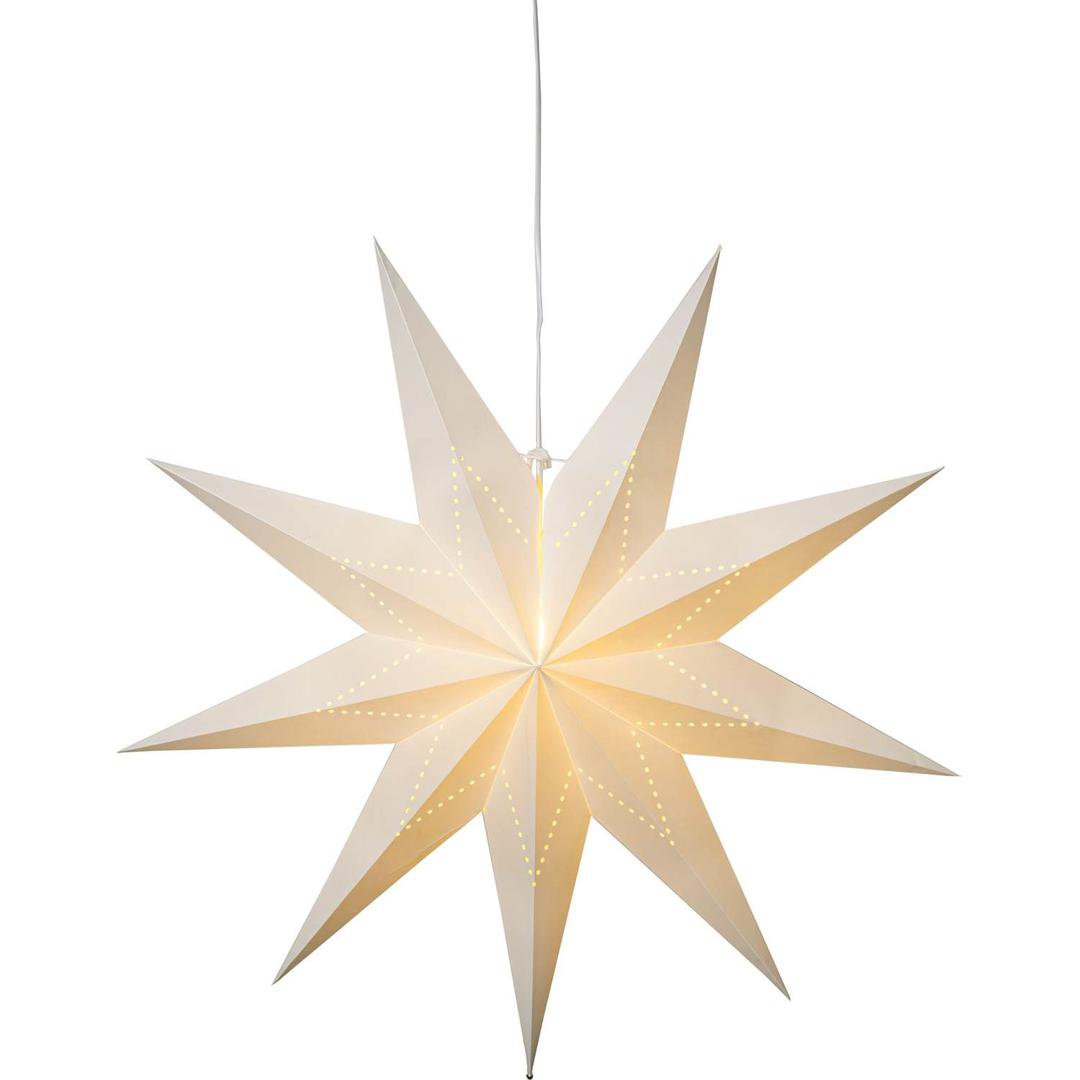 Star Trading Jólastjarna Lysa 80cm hvít