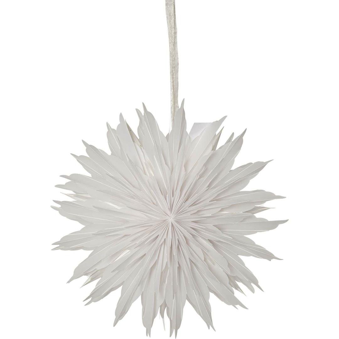 Star Trading Jólastjarna 40cm hvít
