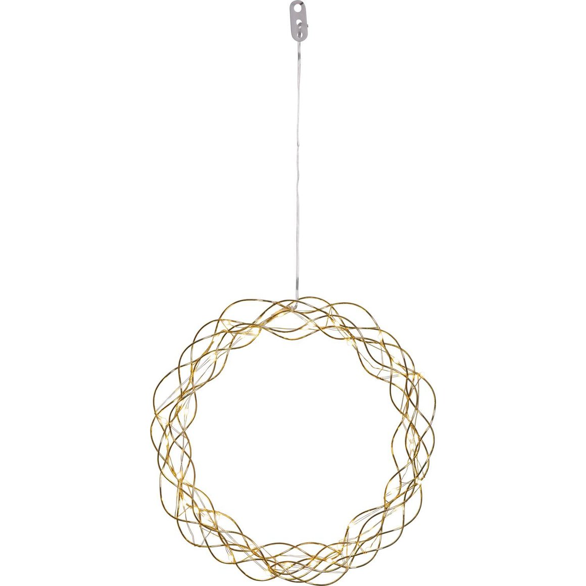 Image of Star Trading Jólakrans 30cm gylltur