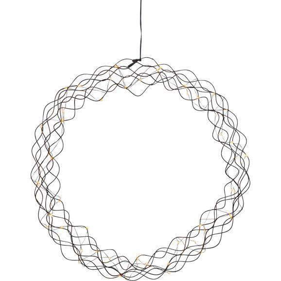 Image of Star Trading Jólakrans 48cm svartur