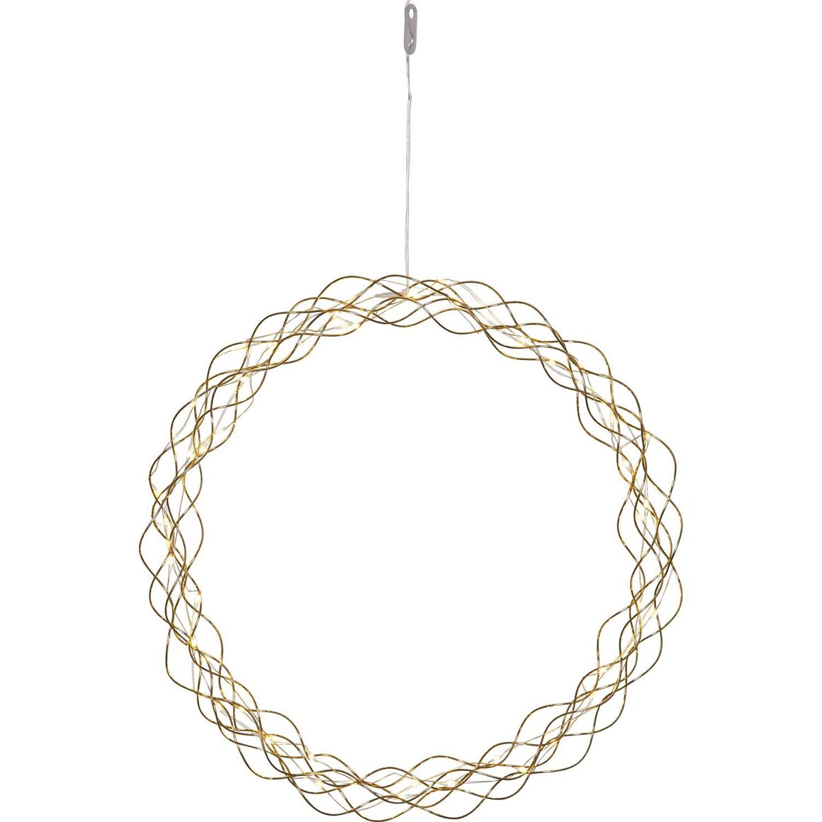 Image of Star Trading Jólakrans 45cm gylltur