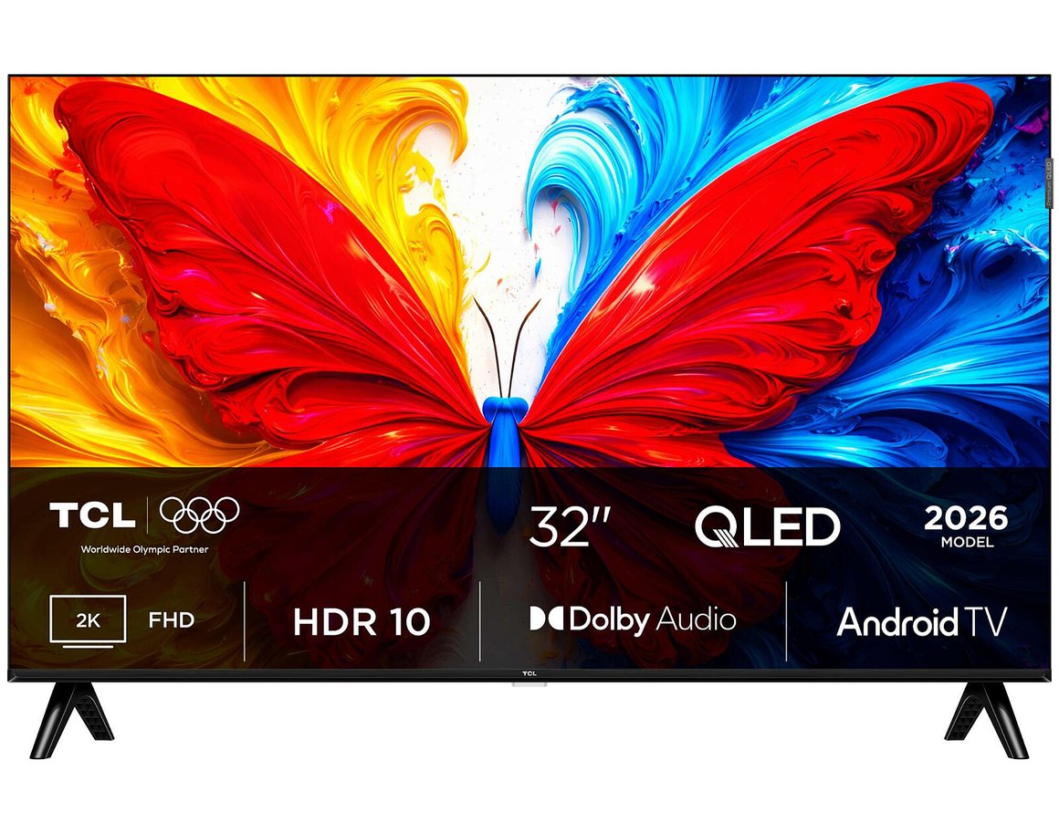 TCL 32" FHD QLED Android Sjónvarp