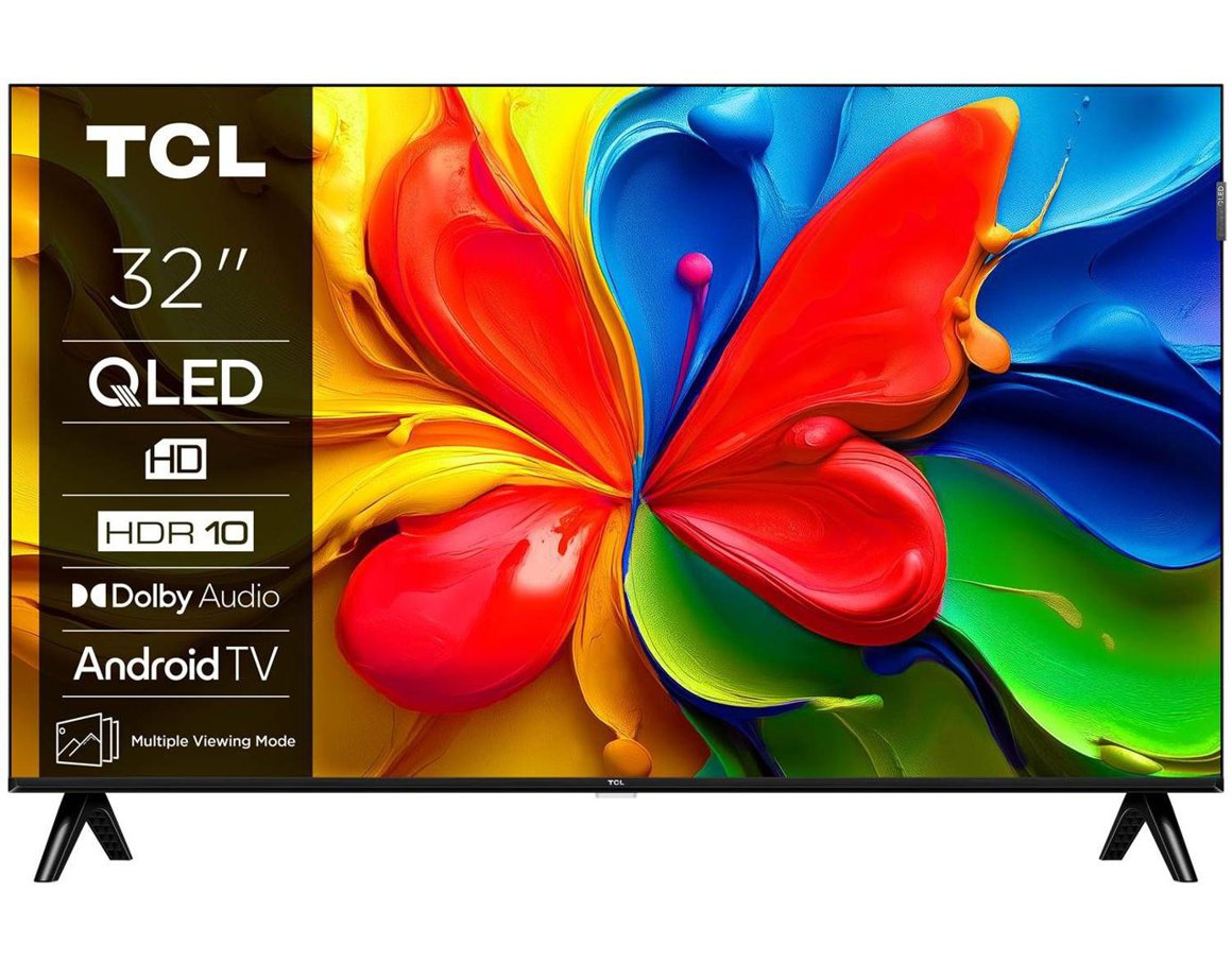 Image of TCL 32" FHD QLED Android Sjónvarp