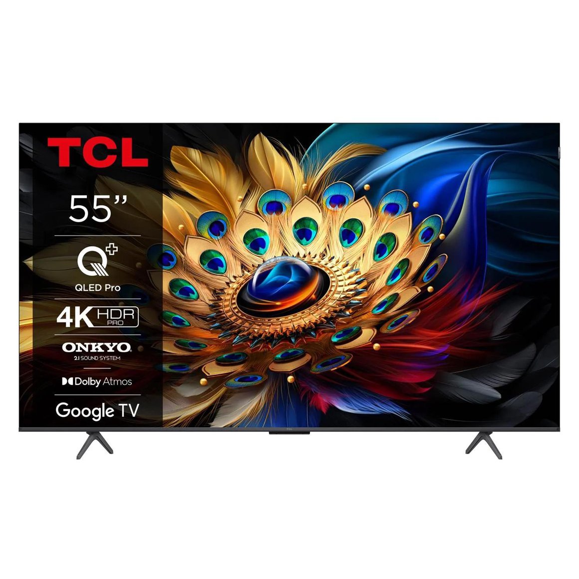 Image of TCL 55" UHD QLED Google Sjónvarp