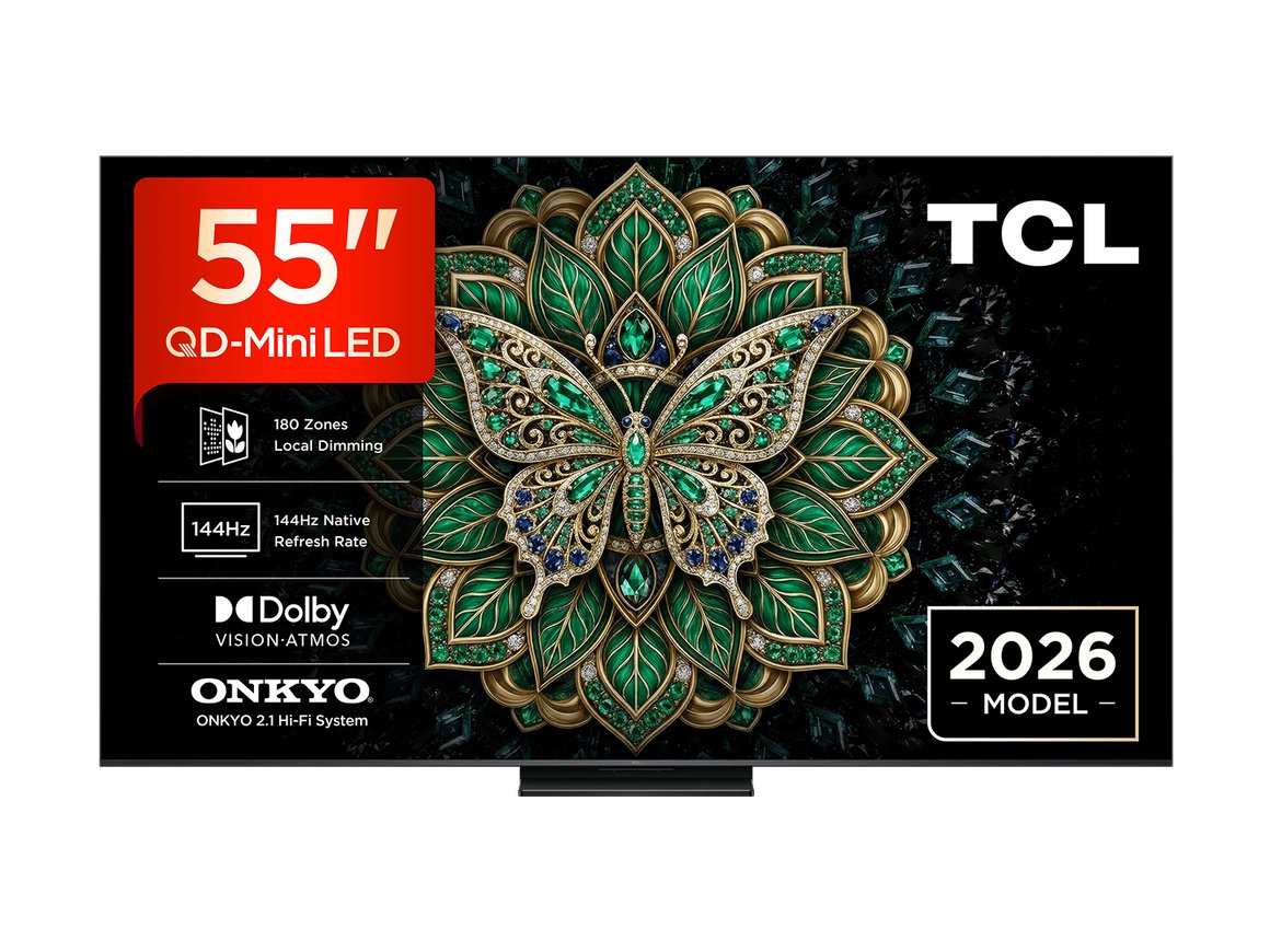 TCL 55" UHD QD Mini LED Google Sjónvarp