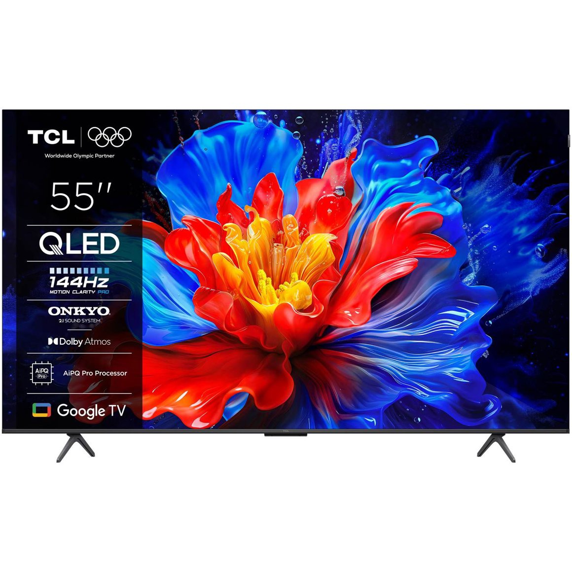 Image of TCL 55" UHD QLED Google Sjónvarp