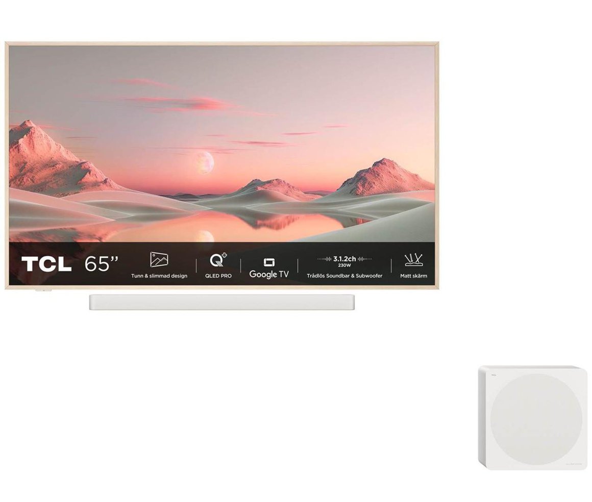 Image of TCL 65" NXTVISION QLED Google Sjónvarp