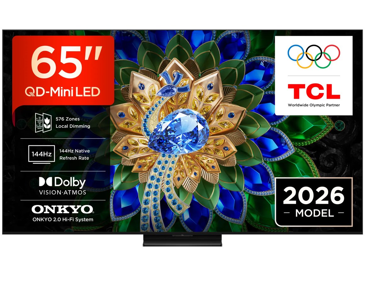 Image of TCL 65" UHD QD Mini LED Google Sjónvarp