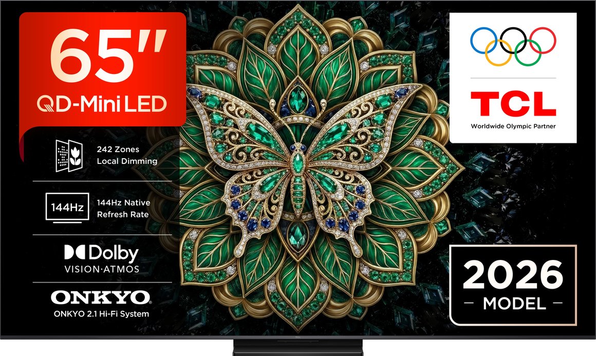 TCL 65" UHD QD Mini LED Google Sjónvarp