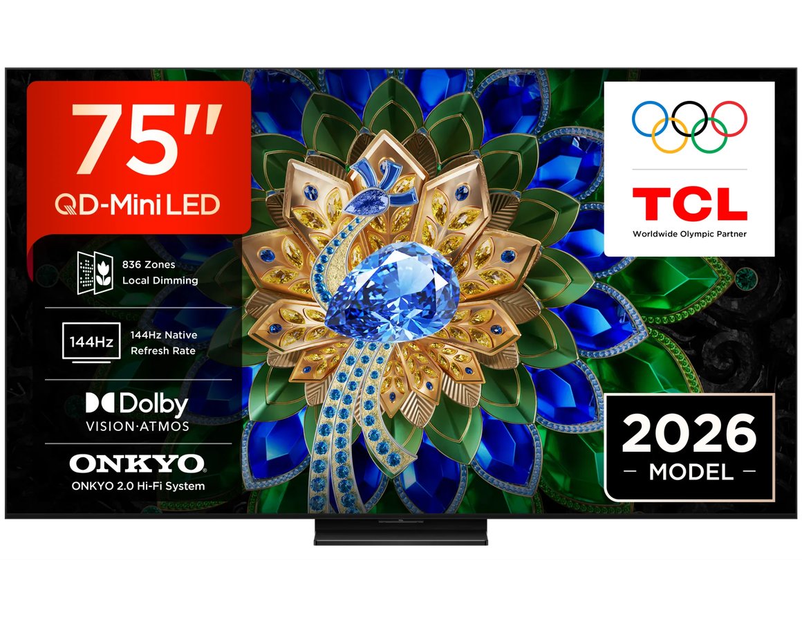 Image of TCL 75" UHD QD Mini LED Google Sjónvarp