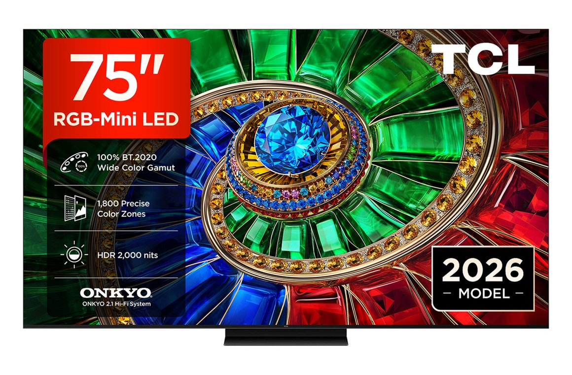 Image of TCL 75" UHD RGB Mini LED Google Sjónvarp