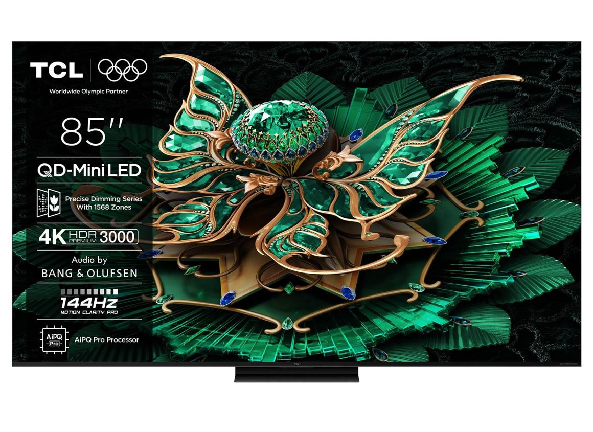 Image of TCL 85" UHD QD Mini LED Google Sjónvarp