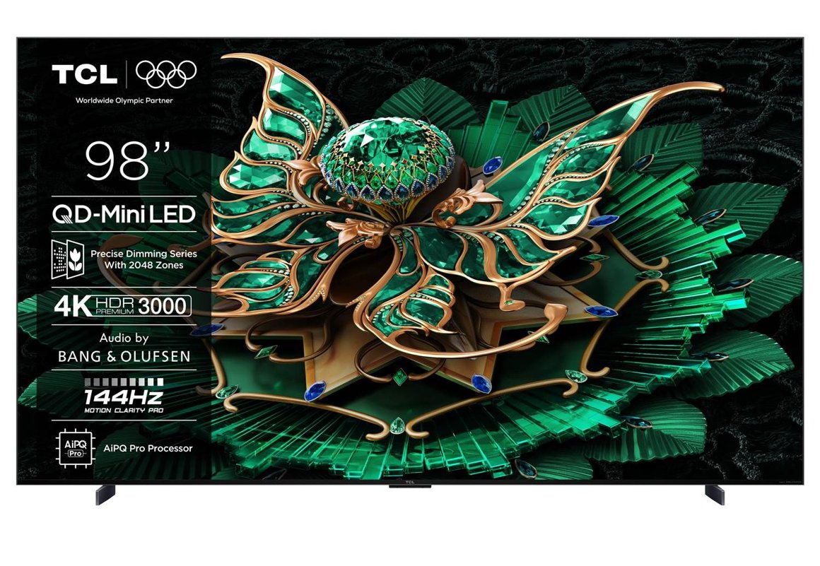 Image of TCL 98" UHD QD Mini LED Google Sjónvarp
