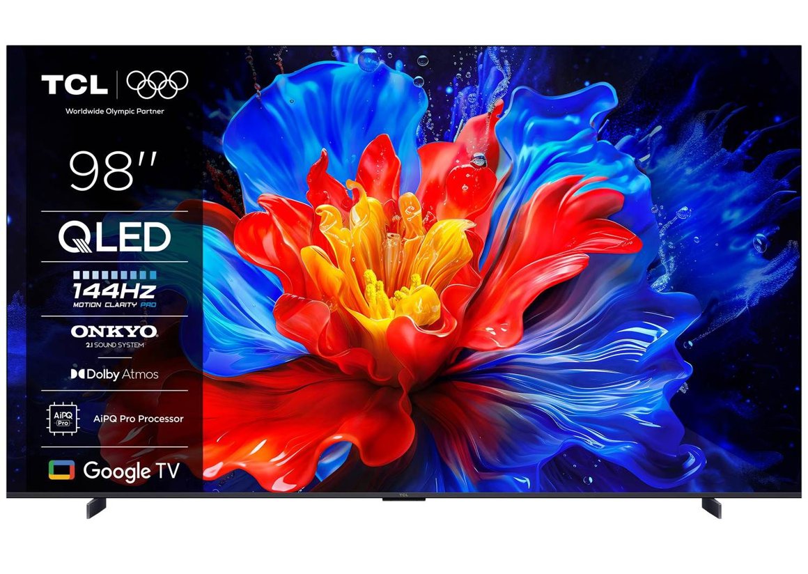Image of TCL 98" UHD QLED Google Sjónvarp
