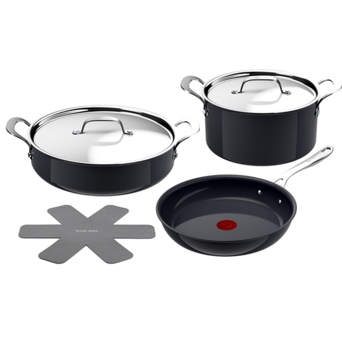 Image of Tefal Pottasett með pönnu 5stk
