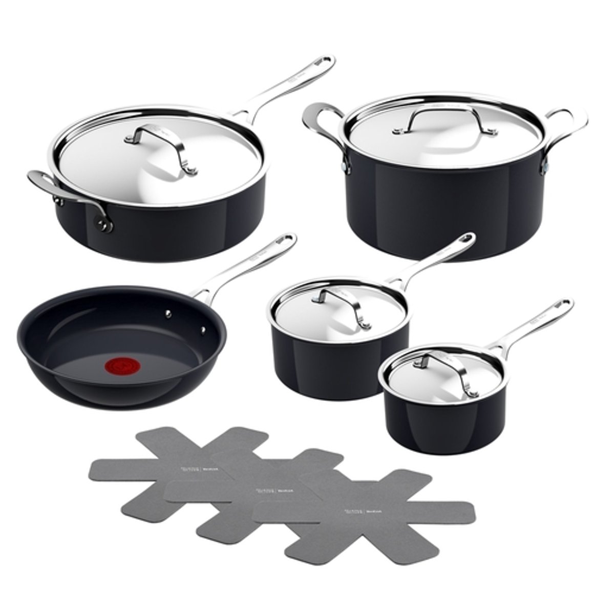 Image of Tefal Pottasett með pönnu 9stk