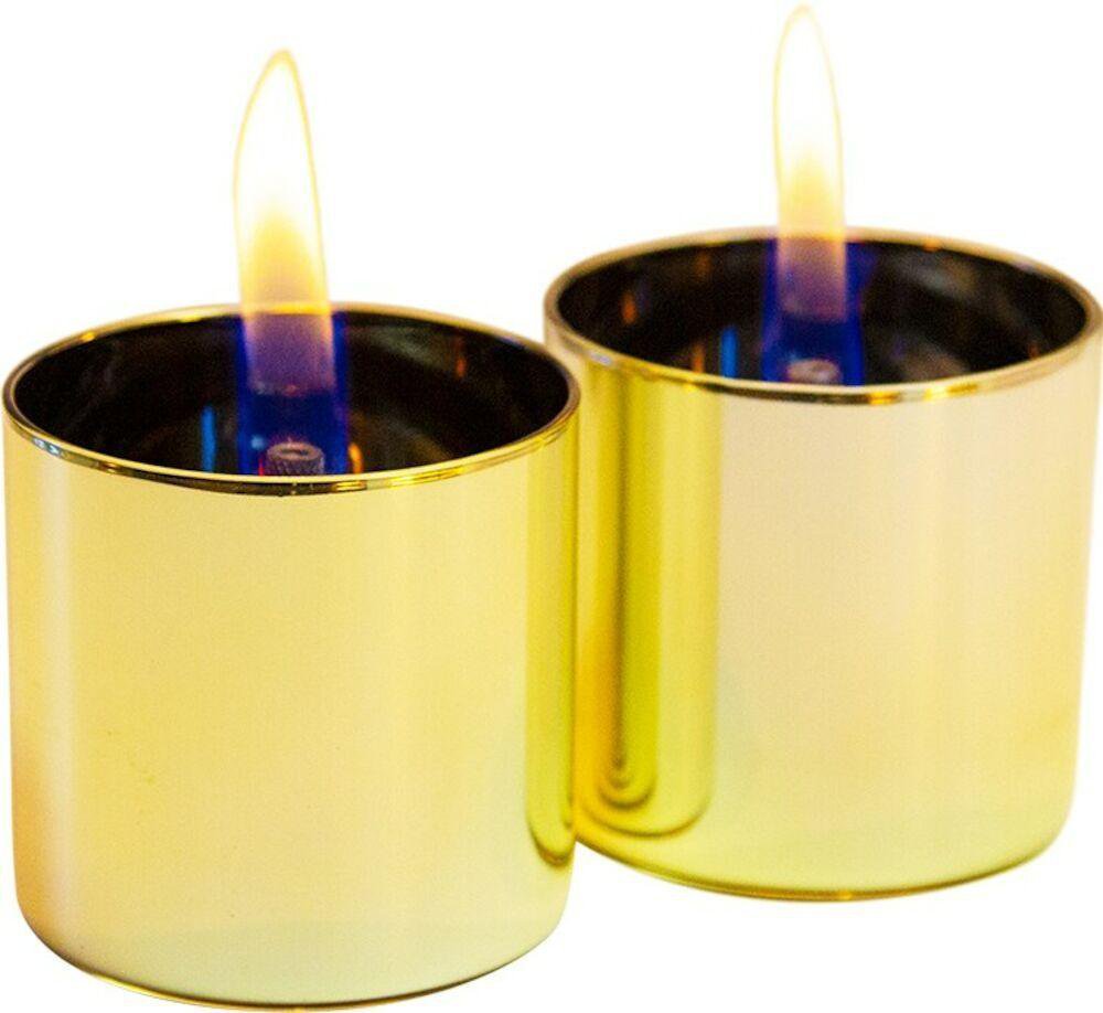 Image of Tenderflame Lilly 8cm 0,15L Gold 2Pack
